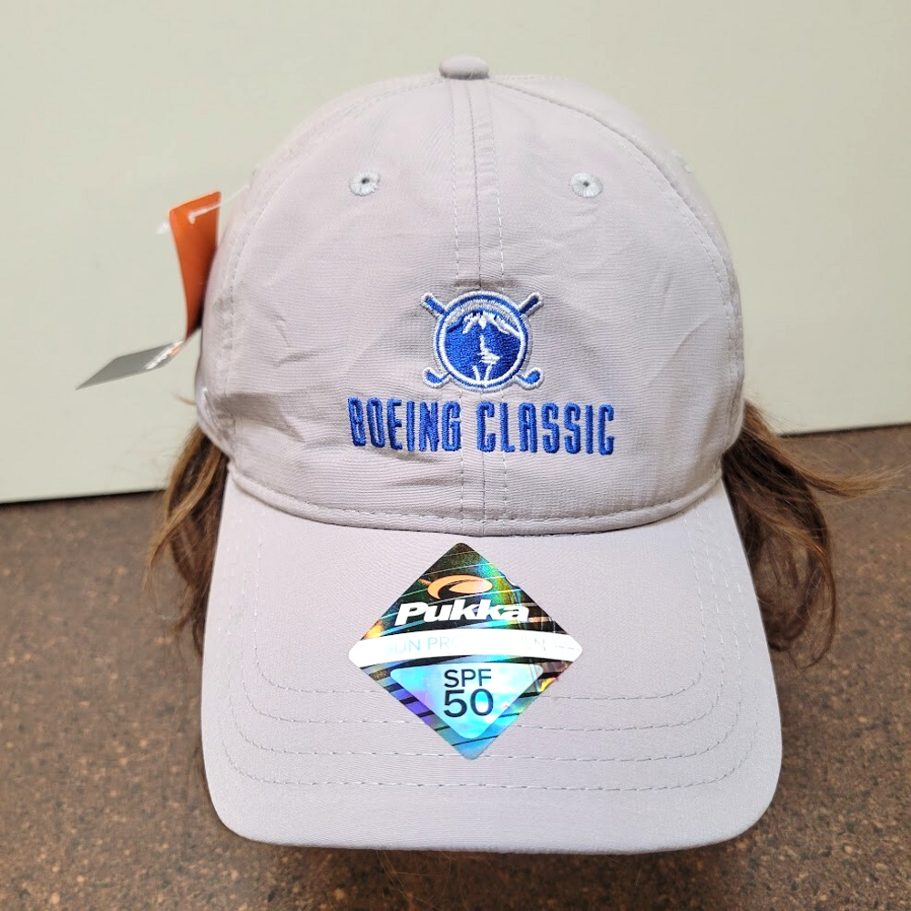 NWT Boeing Classic PGA Tour Golf Cap Mens Blue Pukka Embroidered Adjustable
